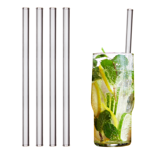 glass drinking straw 23 cm 