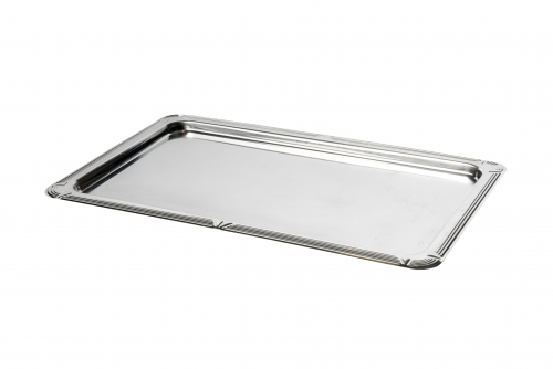 buffet plate RVS 1/1 GN with decorativ border 