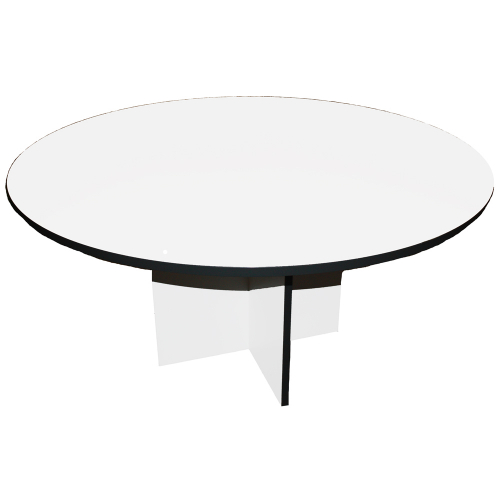 Tisch BRIDGE ROUND, weiß, Ø 150 cm 