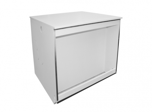 buffet counter, white, without counter top, illuminated 
