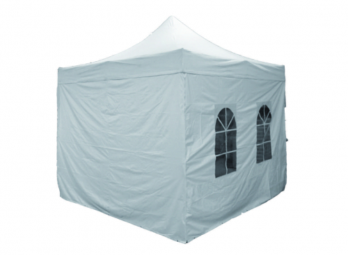 folding pavillion (easy-up-tent) GRANDE, whitem, 400 cm x 400 cm 