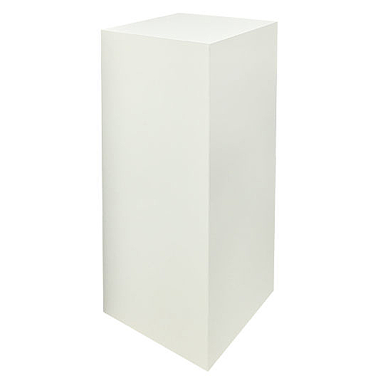 deco plinth CUBE 39, white 