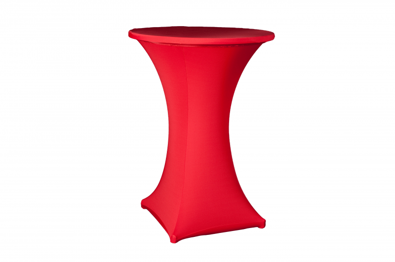 stretch cover for bar table, red 