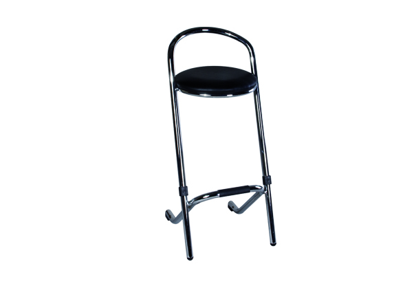 barstool, black/chrome 