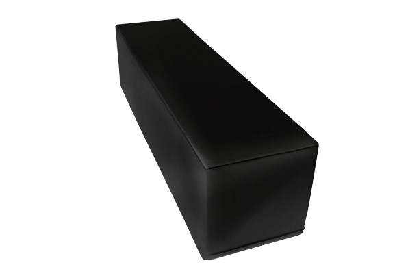 lounge bench, black 