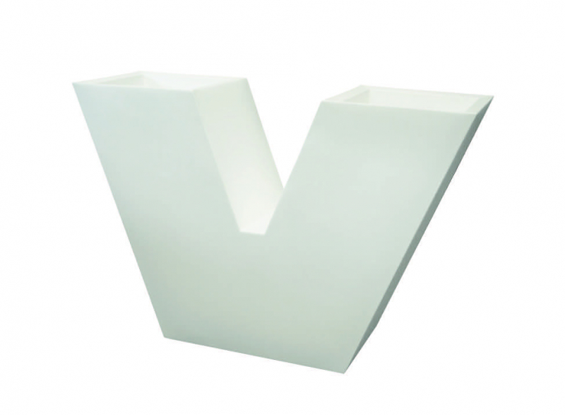 room divider/vase VELVET, white 