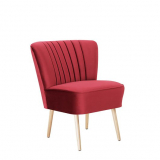 cocktail chair RETRO, red 