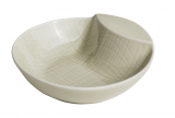 MESH bowl round deep Ø 14 cm, cream 