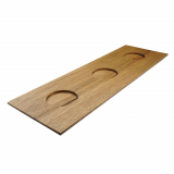 JUNTO tray Wood with 3 indentations 