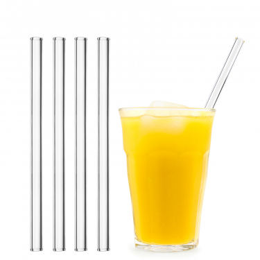 glass drinking straw 20 cm 