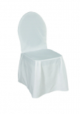 cover for banquet chair, white, B1 (ironed) 