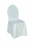 cover for banquet chair, white (ironed) 