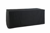 table cover for banquet table, black 