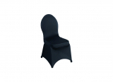 stretch cover for banquet chair, black 