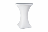 stretch cover for bar table, white 