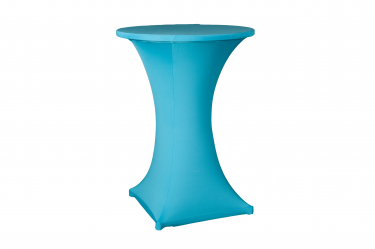 stretch cover for bar table, turquoise 