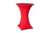 stretch cover for bar table, red 