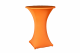 stretch cover for bar table, orange 