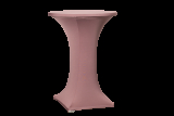 stretch cover for bar table, old pink 