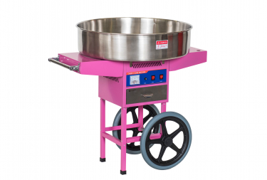 cotton candy machine with trolley 