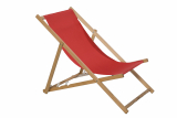 deck chair, red 