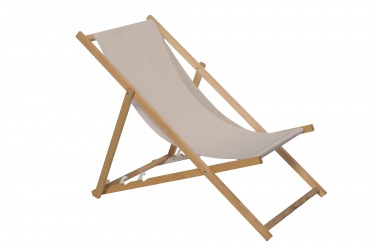 deck chair, white 