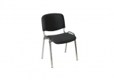 conference chair, black/chrome 