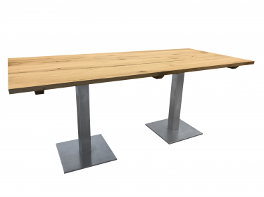 Dinnertisch OLD OAK STAINLESS 