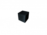 seat cube, black 