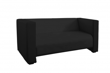 Sofa Q3, schwarz 