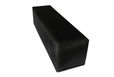 lounge bench, black 