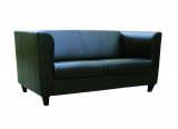 sofa CLUB, black-brown 