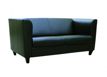 sofa CLUB, black-brown 