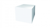 table cube, white 