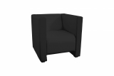 armchair Q1, black 