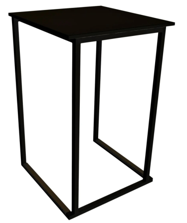 Stehtisch KUBIX, schwarz 