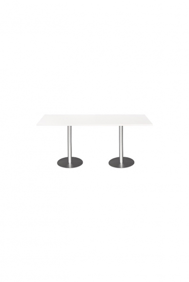 bistro table X, white 